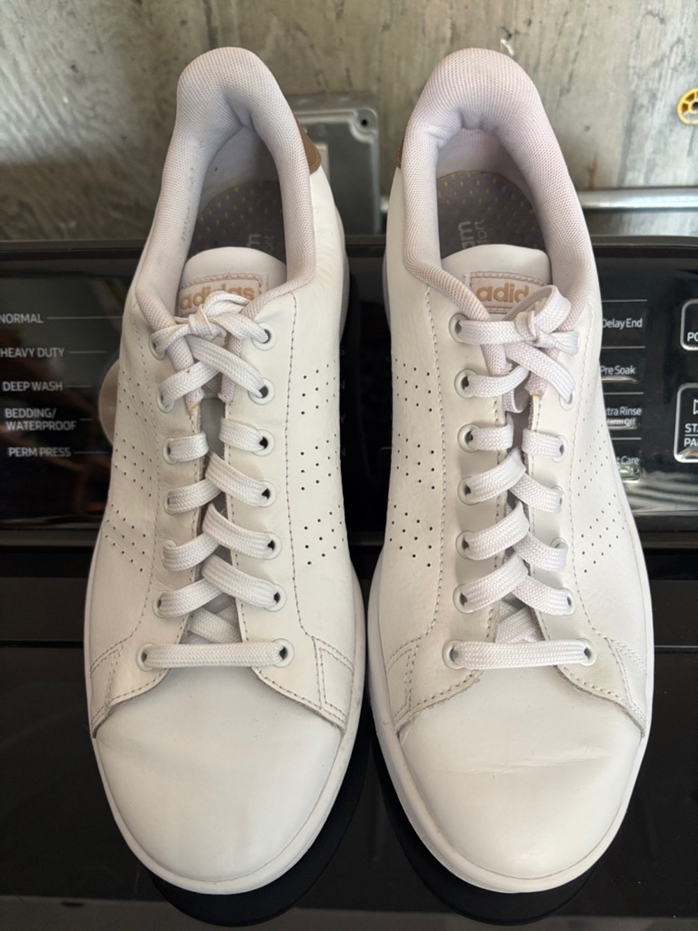 Women’s Adidas leather sneakers